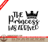 Princess Arrival Crown SVG SVG