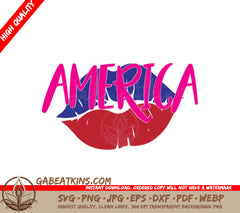 American Kiss SVG SVG