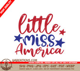 Little Miss America SVG  SVG