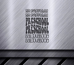 Preschool Font SVG SVG