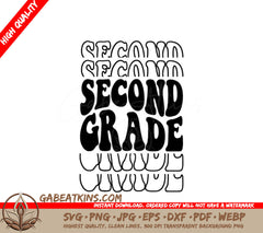 Second Grade SVG Clipart SVG