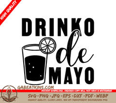 Cinco de Mayo Drinko SVG SVG