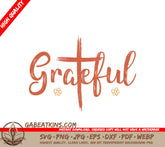 Grateful SVG - Retro Christian SVG
