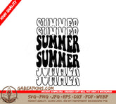 Retro Summer SVG SVG