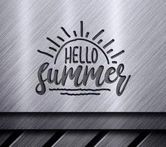 Hello Summer Sun SVG SVG