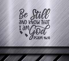 Be Still Christian SVG SVG
