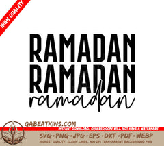 Ramadan SVG Design SVG