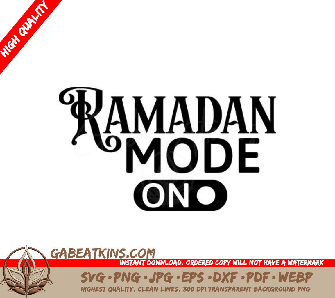 Ramadan Mode SVG SVG