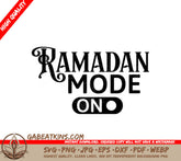 Ramadan Mode SVG SVG