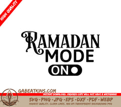 Ramadan Mode SVG SVG