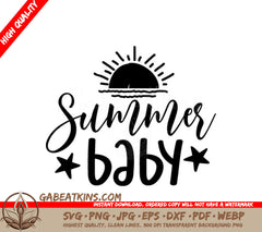 Summer Baby SVG SVG
