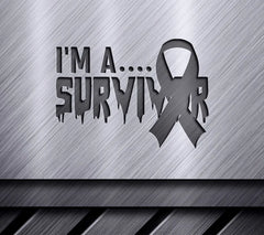 Pink Ribbon Im A Survivor SVG SVG