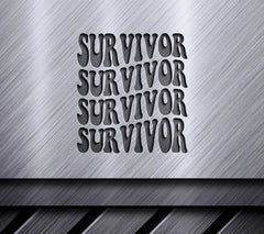 Retro Breast Cancer Survivor SVG SVG