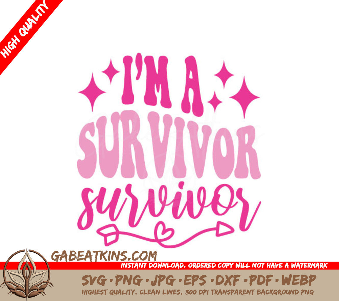 Pink Survivor SVG SVG