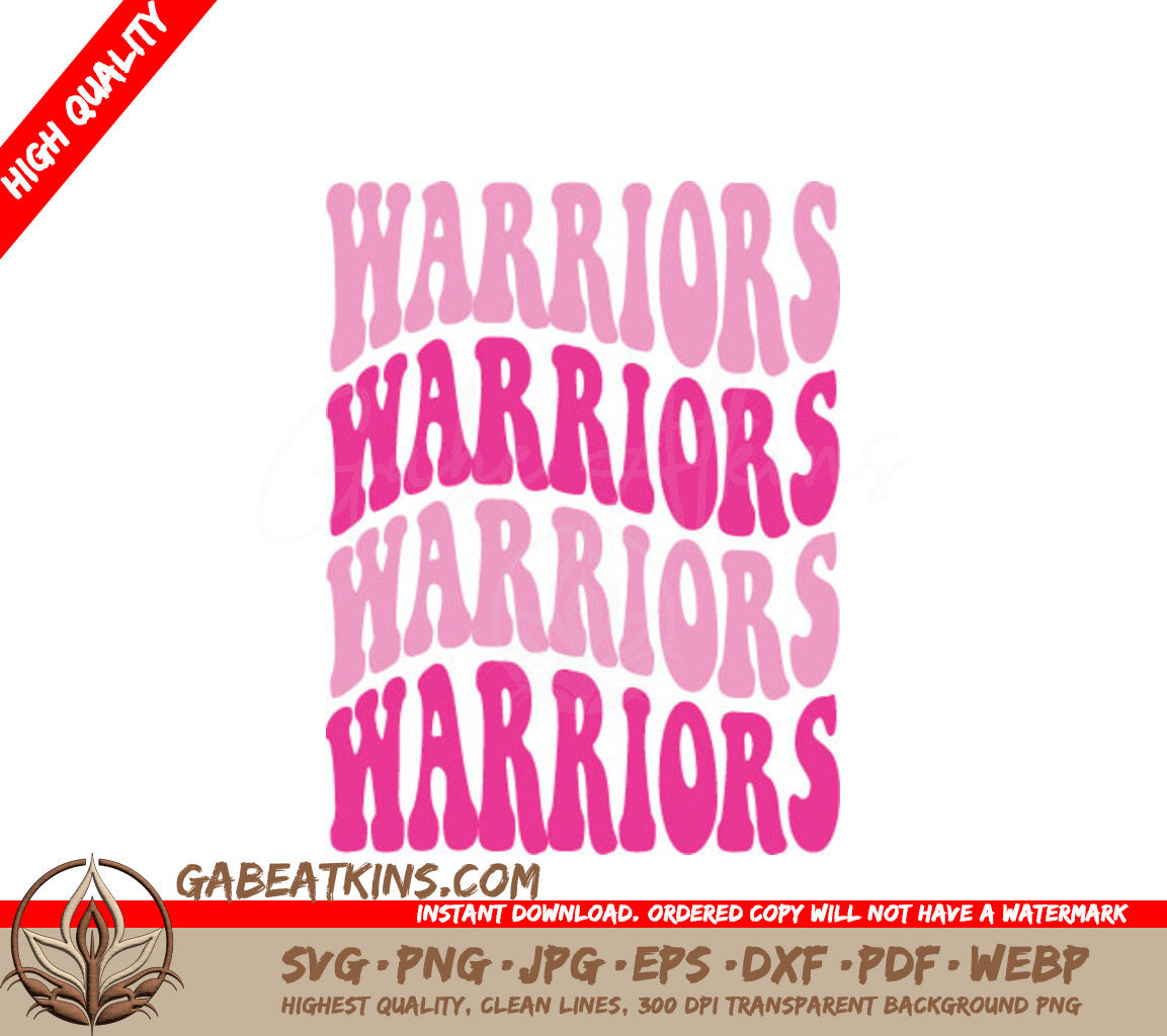 Pink Warrior SVG SVG