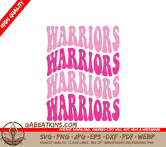 Pink Warrior SVG SVG