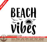 Beach Vibes Sunset SVG SVG