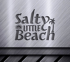 Salty Little Beach Palm Tree SVG SVG