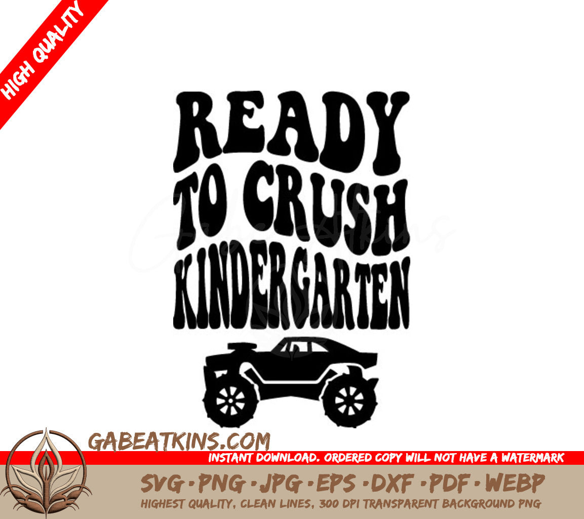 Crush Kindergarten SVG Design SVG