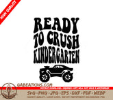 Crush Kindergarten SVG Design SVG