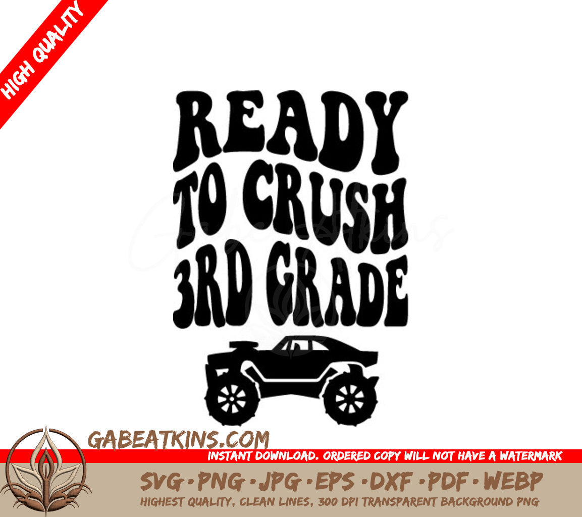 Crush Third Grade SVG SVG