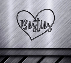 Heart Besties SVG  SVG