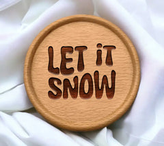 Retro Christmas Let It Snow SVG SVG