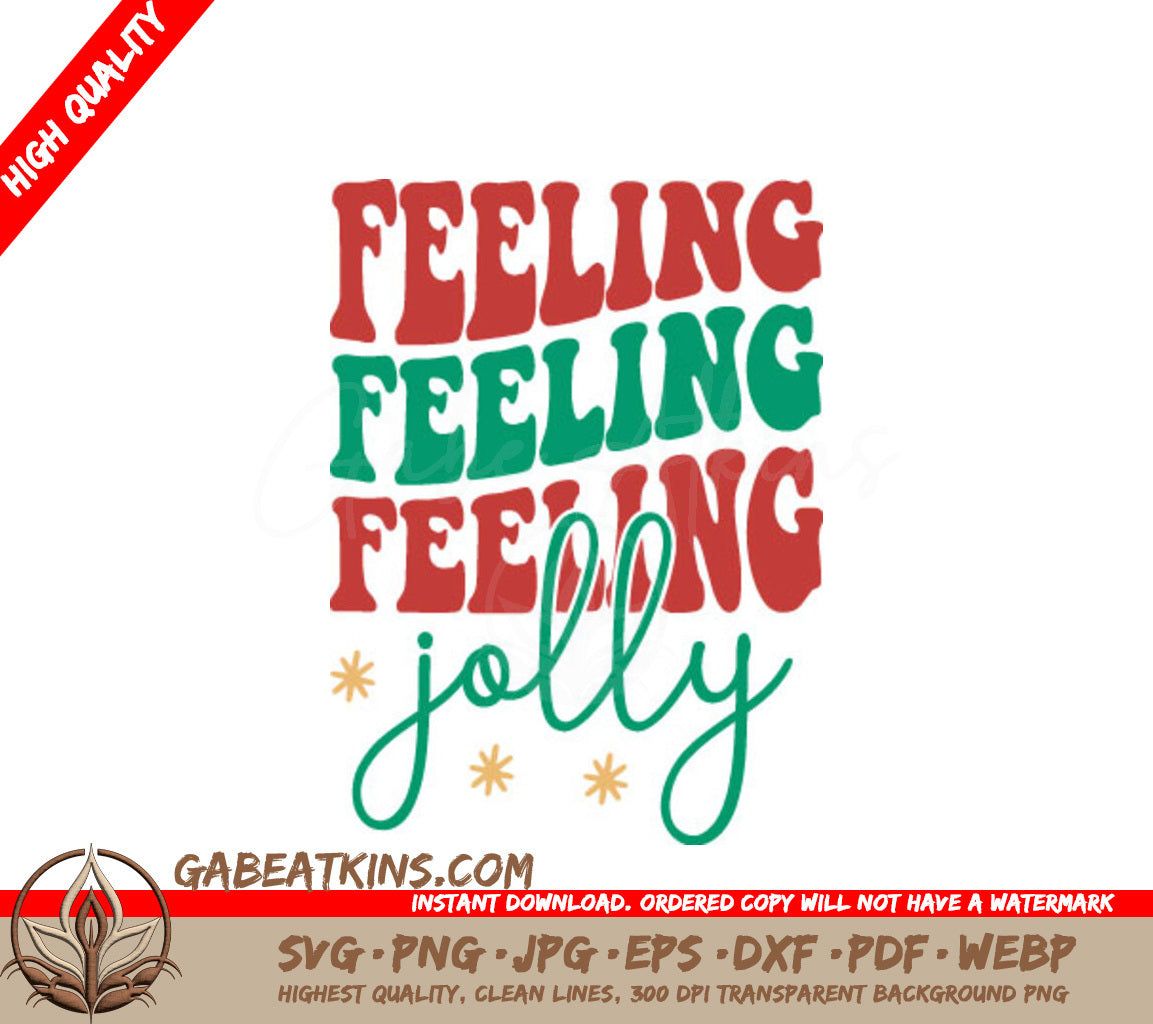 Feeling Jolly Christmas SVG SVG