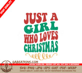 Christmas Girl SVG  SVG