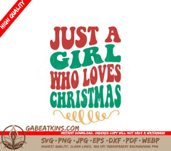 Christmas Girl SVG  SVG