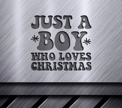 Boy Loves Christmas SVG SVG
