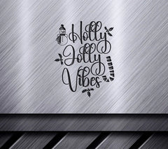 Holly Jolly Vibes SVG SVG