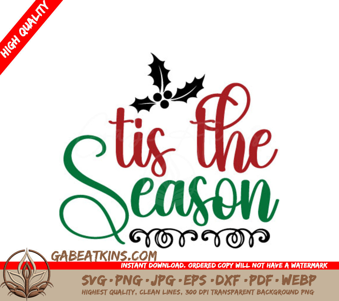 Tis The Season Christmas SVG SVG