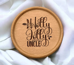 Holly Jolly Uncle Christmas SVG SVG