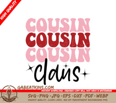 Cousin Claus Christmas SVG SVG