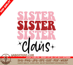 Sister Claus SVG SVG