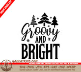 Groovy & Bright Christmas SVG SVG