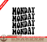 Retro Cyber Monday Monday SVG SVG