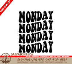 Retro Cyber Monday Monday SVG SVG