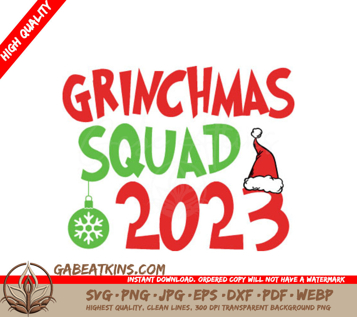 Grinchmas Squad SVG SVG