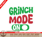 Grinch Mode On SVG  SVG