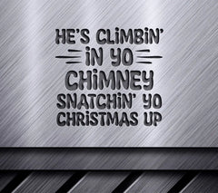 Grinch Christmas Chimney SVG SVG
