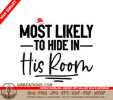 Most Likely To Hide SVG SVG