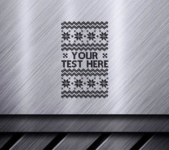 Customizable Ugly Christmas Sweater SVG SVG