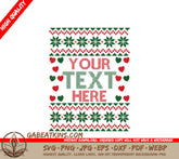 Ugly Christmas Sweater SVG SVG