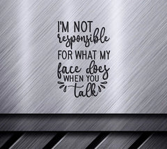 Sarcastic Face SVG Design SVG