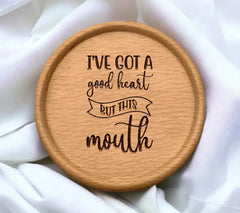 Sarcastic Good Heart SVG Sign SVG