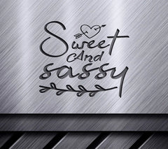 Sweet & Sassy Arrow Heart SVG - Digital Cut File SVG