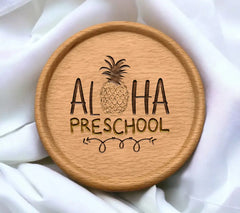 Aloha Preschool Pineapple SVG Design SVG