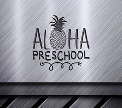 Aloha Preschool Pineapple SVG Design SVG